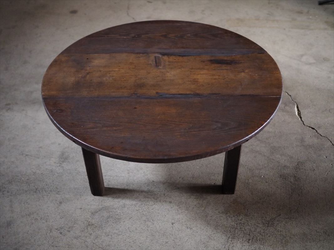 古看板をリメイクしたローテーブル 古録展 品番F 4518