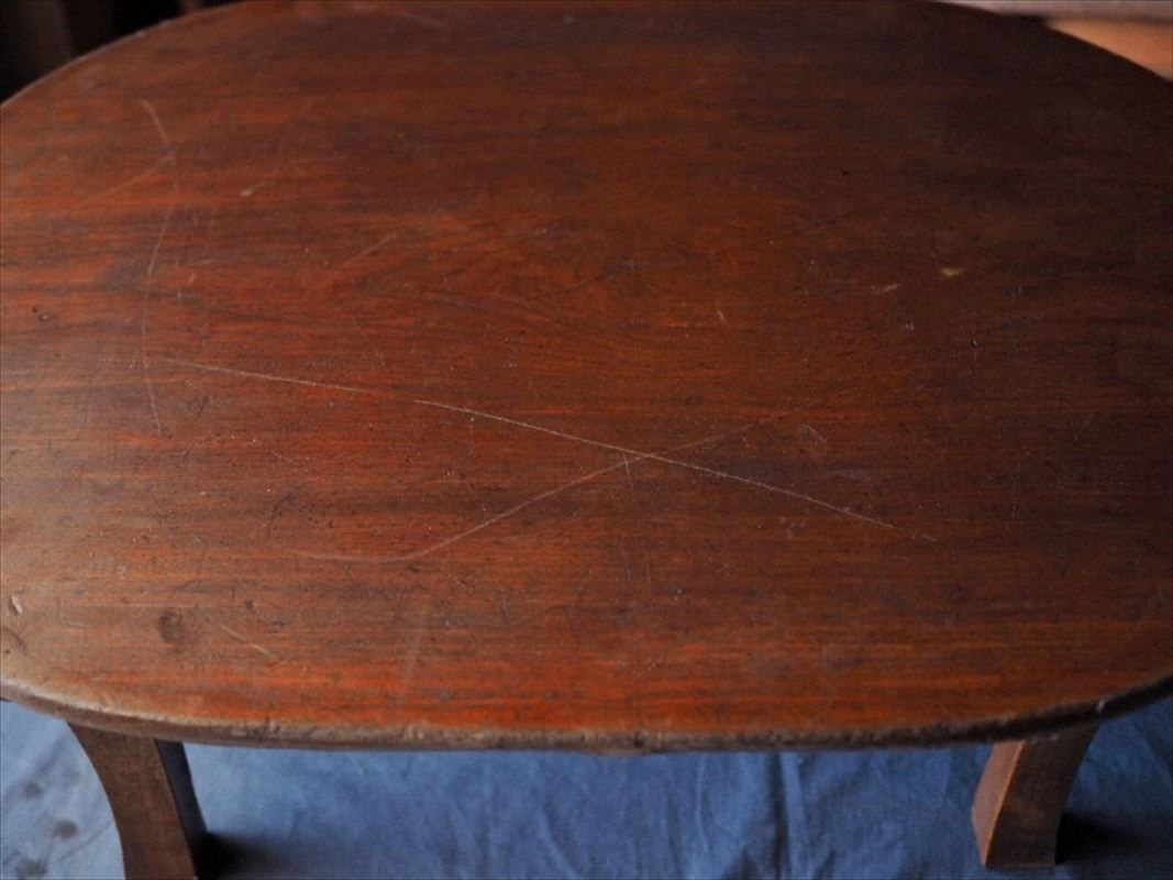 昭和レトロ折畳ちゃぶ台 ローテーブル 昭和前期 古録展 品番F 4521