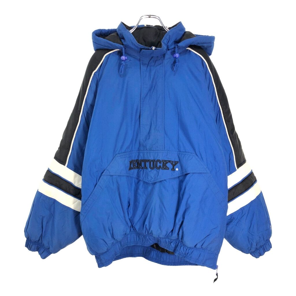 STARTER スターター ケンタッキー ワイルドキャッツ ハーフジップ スタジアムジャケット アメフト カレッジ メンズ XL 古着 V8129