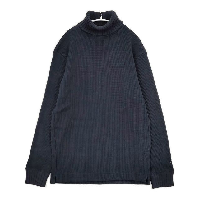 Nigel Cabourn TURTLE NECK WAFFLE 定価22000円 サイズ50 カットソー 24AW ネイビー メンズ ナイジェルケーボン 5-1030T∞