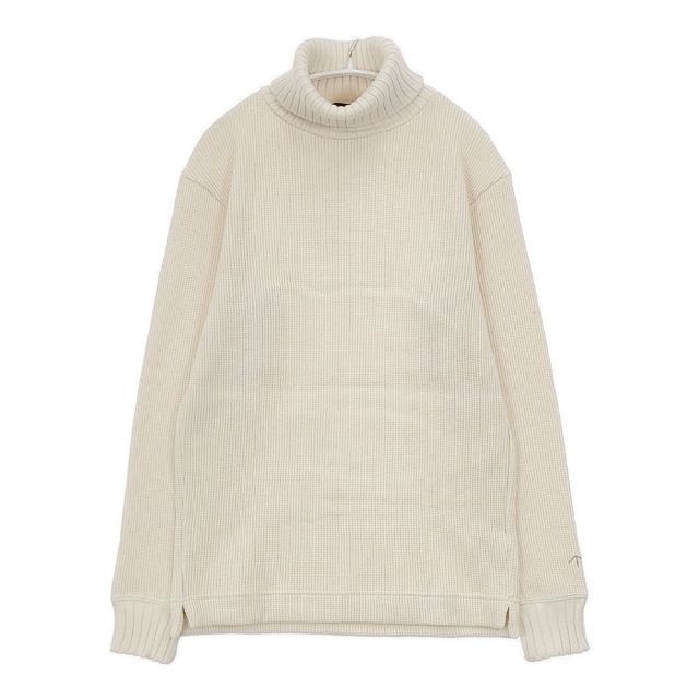 Nigel Cabourn TURTLE NECK WAFFLE-Ivory 定価22000円 サイズ44 カットソー 24AW アイボリー メンズ ナイジェルケーボン 5-1030T∞