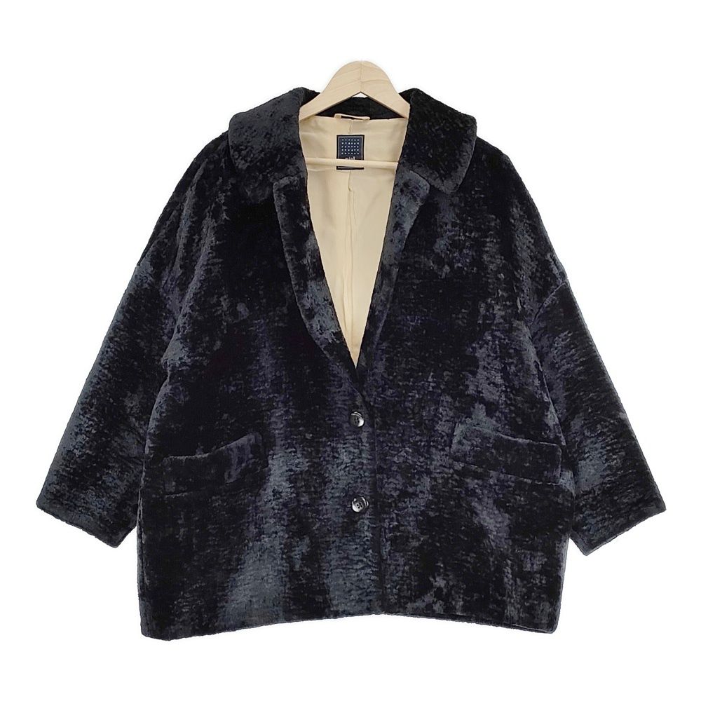 mina perhonen moon dog wa6579 定価151200円 サイズ38 ショート コート ブラック レディース ミナペルホネン 5-1030A