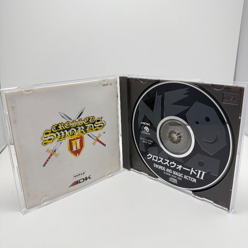 ネオジオCD クロスウォードⅡ レトロ NEO GEO SNK ADK NCD クロスウォード2