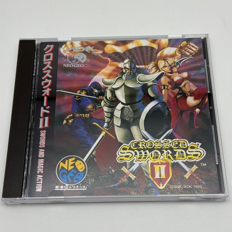  ネオジオCD クロスウォードⅡ レトロ NEO GEO SNK ADK NCD クロスウォード2 ソフト ネオジオ