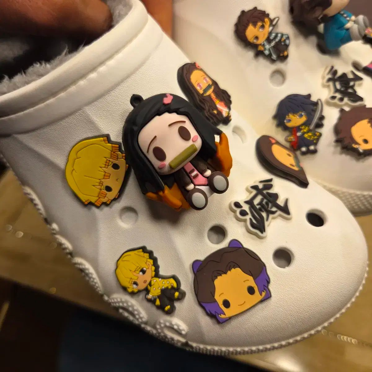 ファー スリッパ