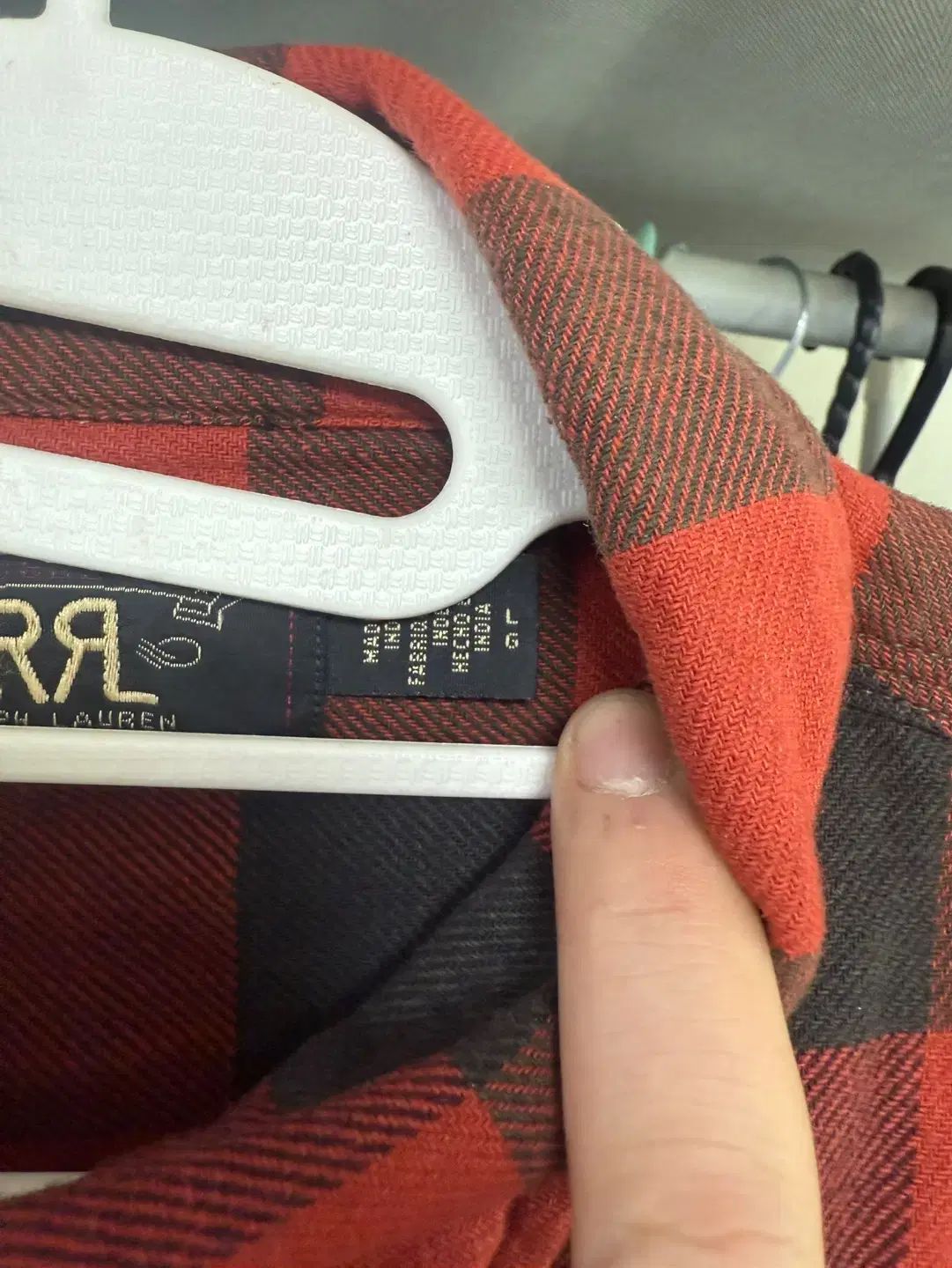 L RRL プラッドツイルワークシャツ バッファロー