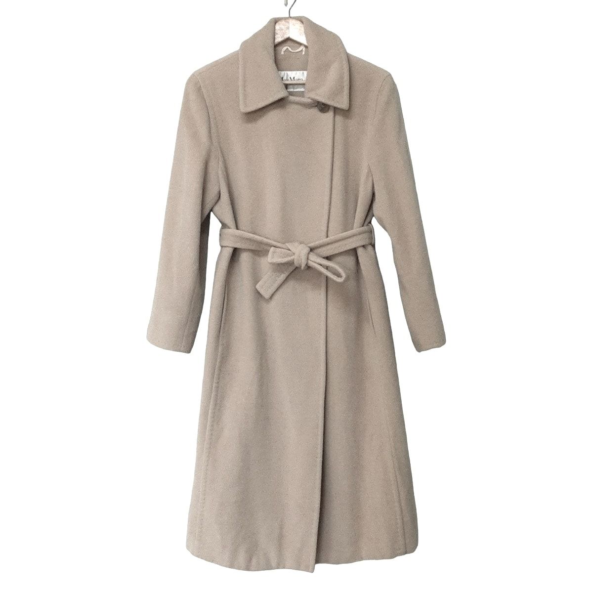 Max Mara マックスマーラ コート サイズJ 38 レディース - ベージュ 長袖 秋 冬