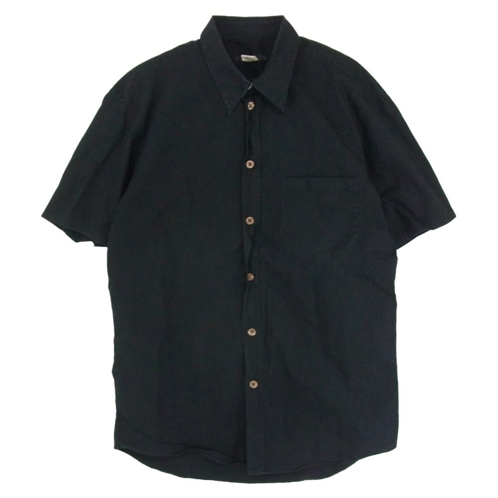 HELMUT LANG ヘルムートラング 90s archive 本人期 アーカイブ 半袖 シャツ ブラック系 40