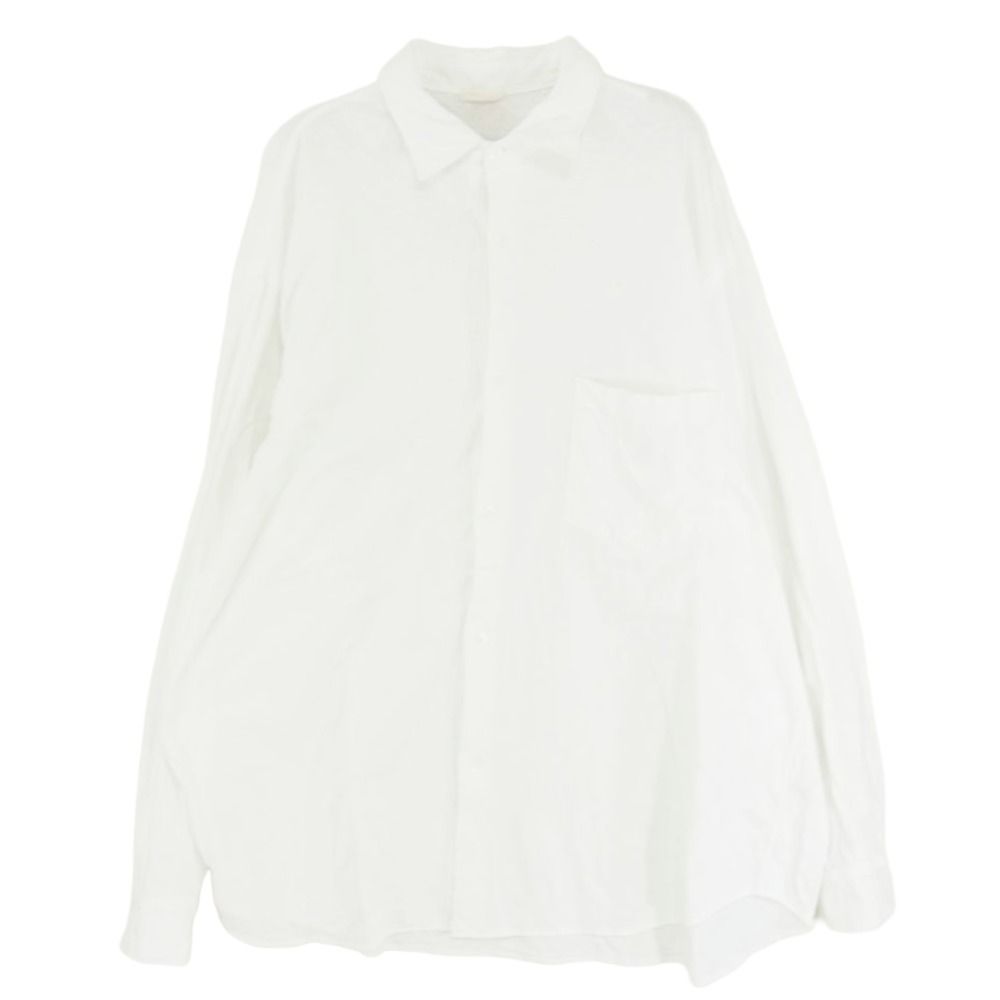 COMOLI コモリ 25SS B01-05040 ジャージ コモリシャツ 長袖シャツ ホワイト ホワイト系