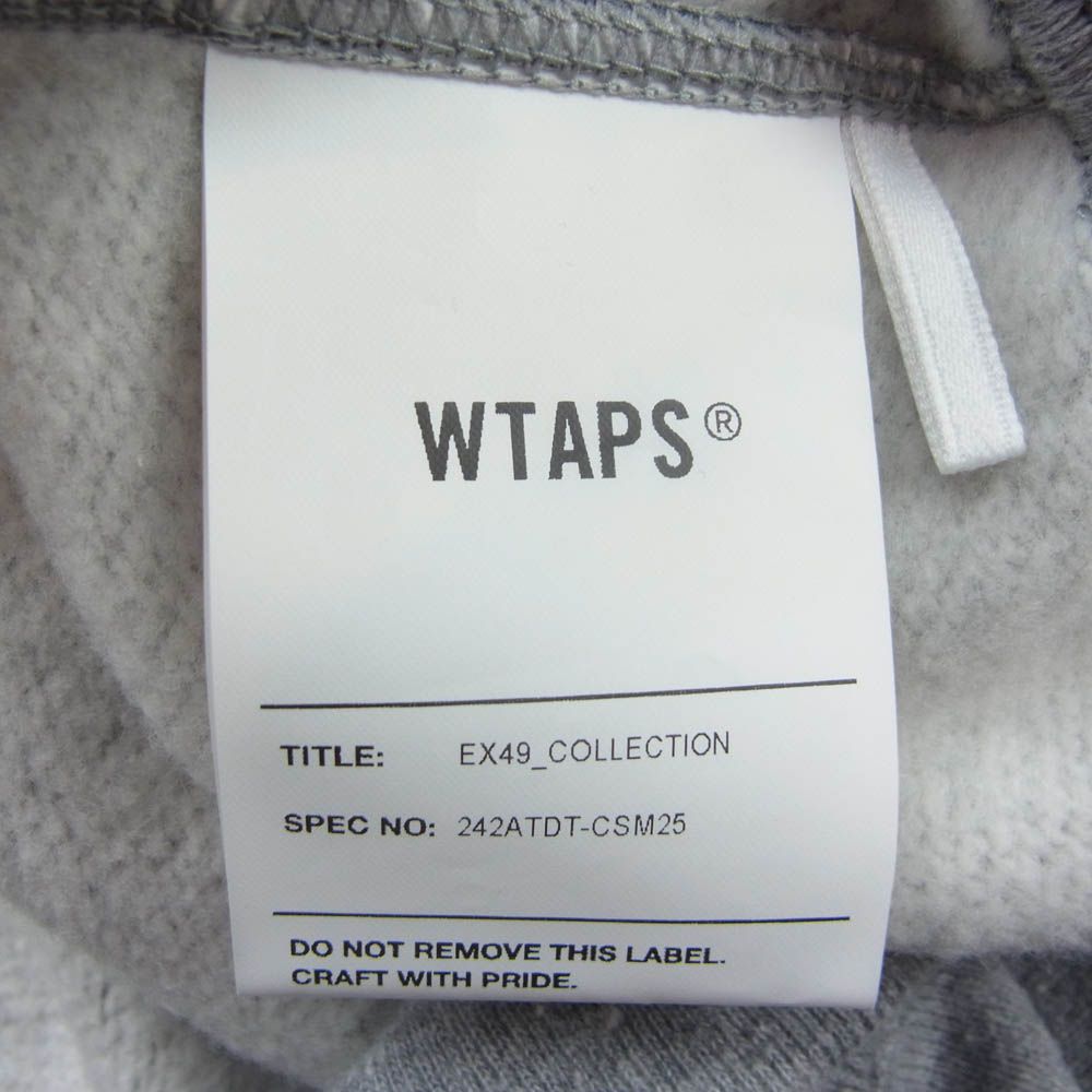 WTAPS ダブルタップス 242ATDT-CSM25 SWEATER CTPL 売れ筋 ASH GRAY