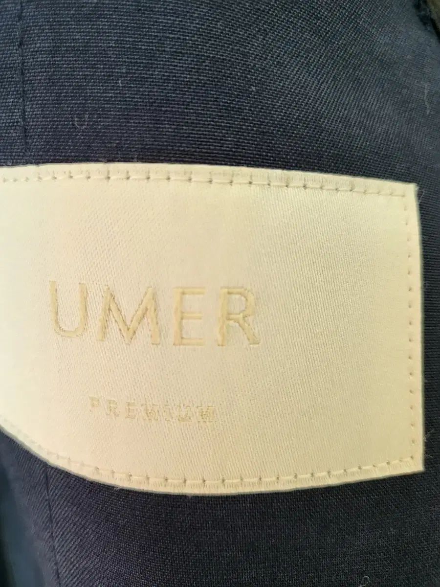 UMER ユメル ネイビー フードロングアウター