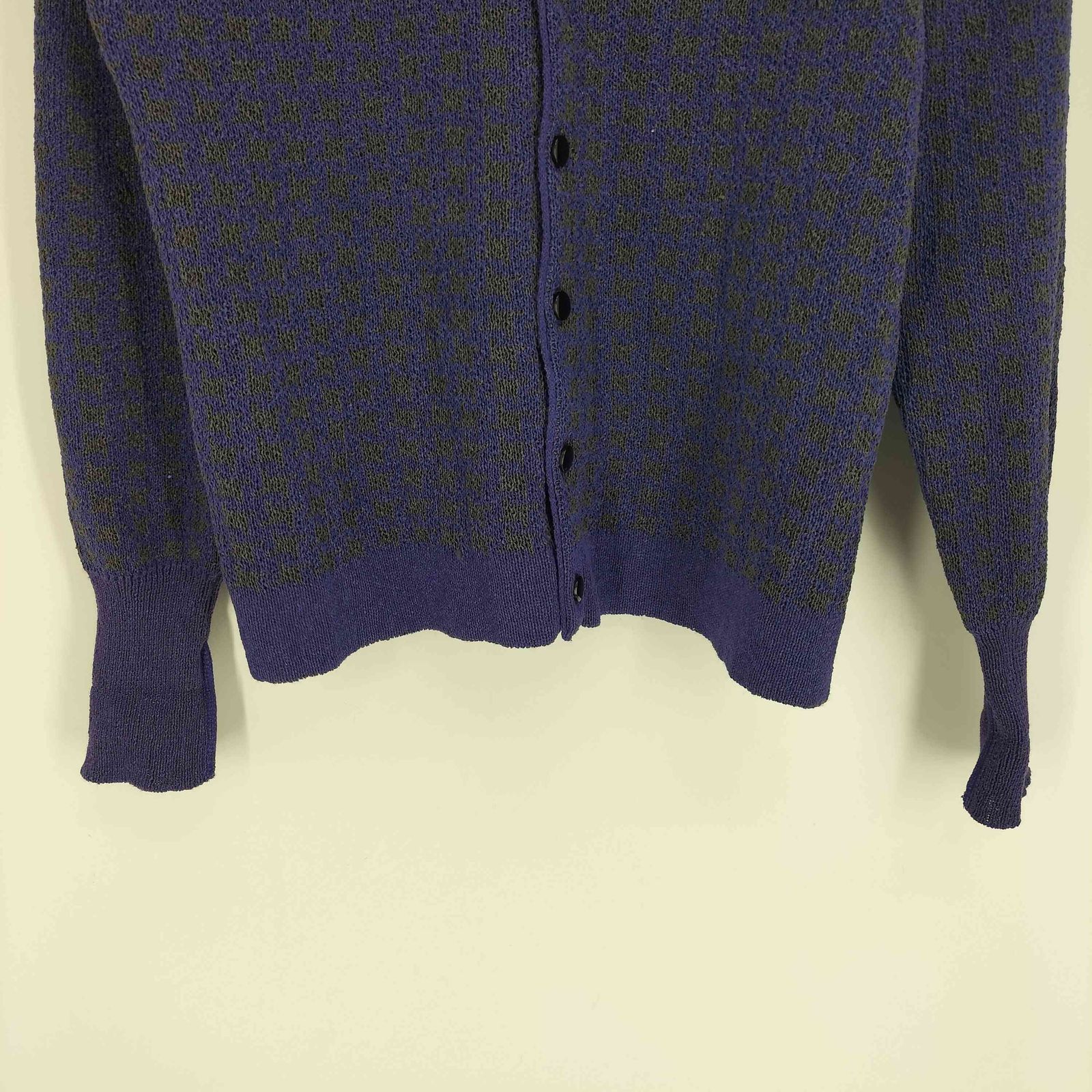 ニードルズ Needles 23SS V Neck Cardigan Houndstooth Vネック 