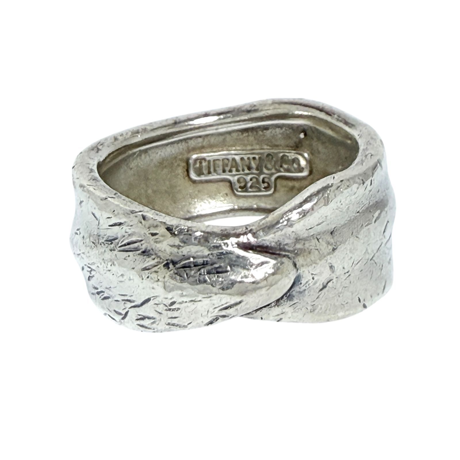 ティファニー メンズ レディース リーフリング 12 13号 ヴィンテージ 指輪