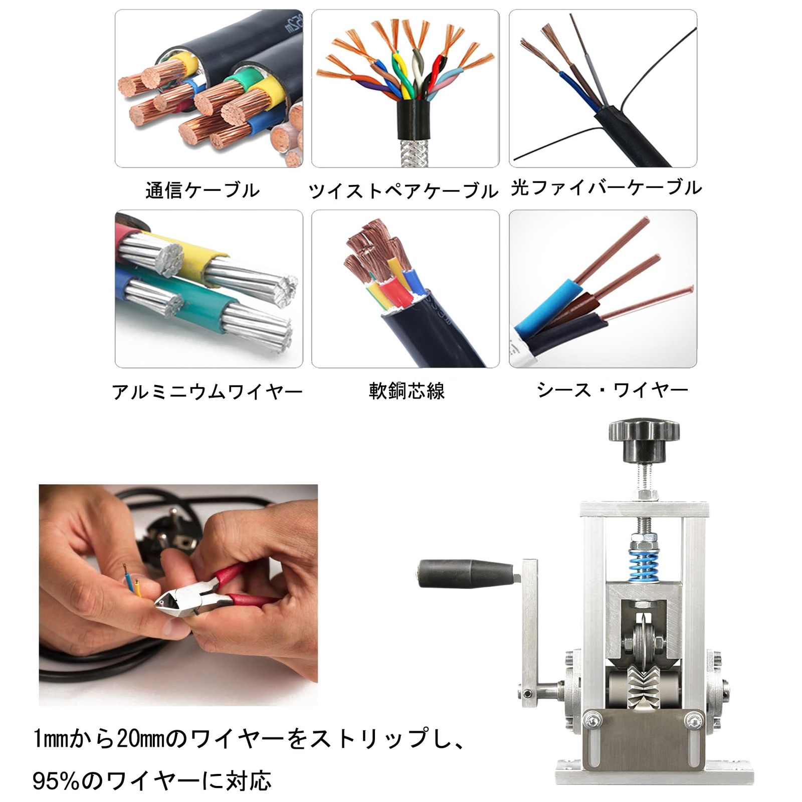 卓上かわむき工具