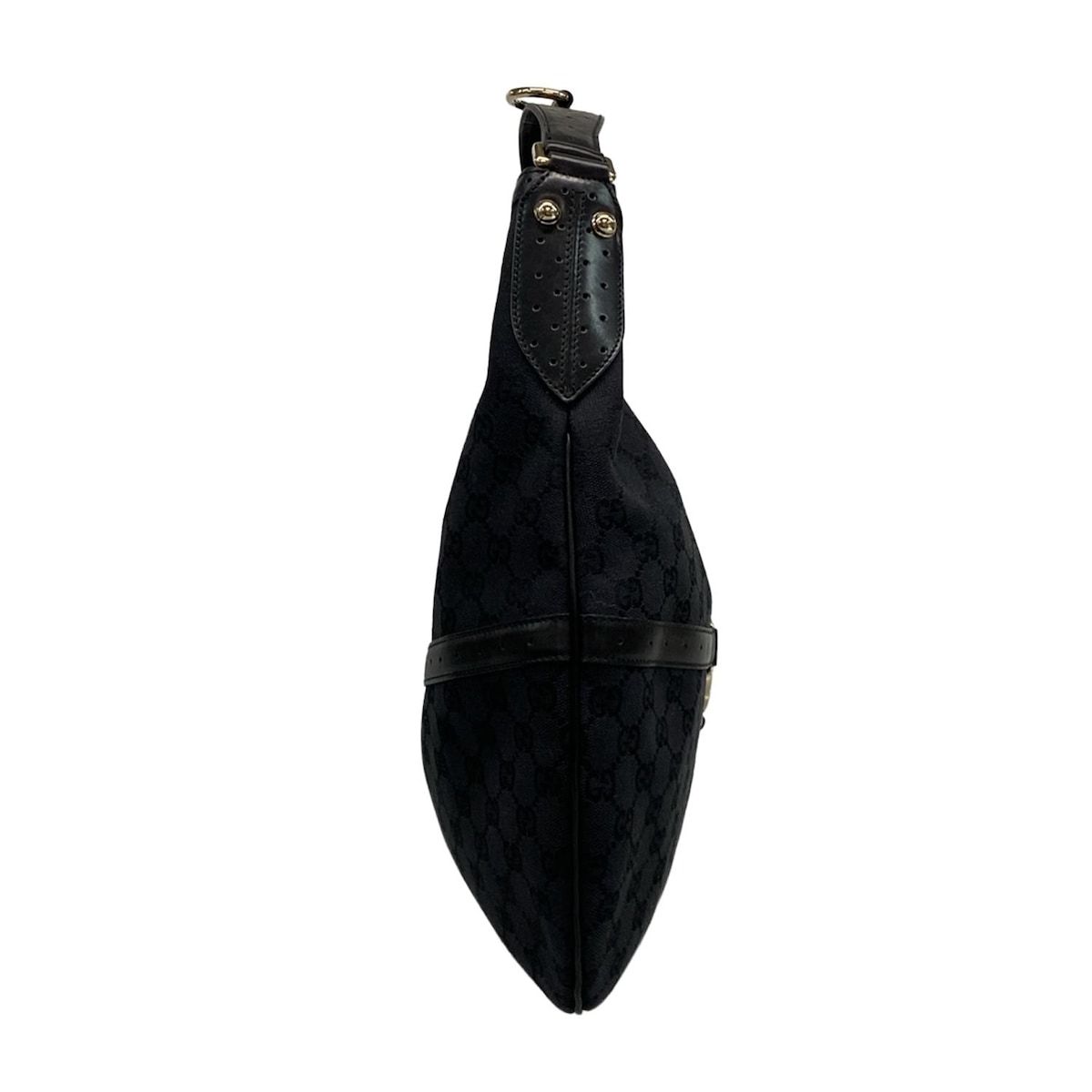 GUCCI グッチ ショルダーバッグ ダブルG GG柄 シェリー 114871 黒 レザー