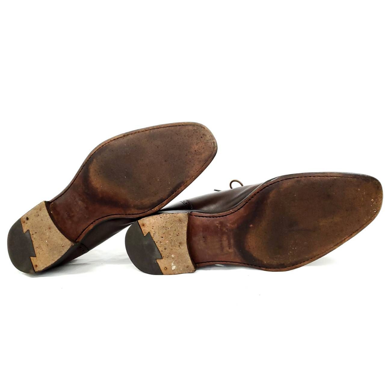 ユニオンインペリアル セミブローグ ストレートチップ 内羽根 ダーク