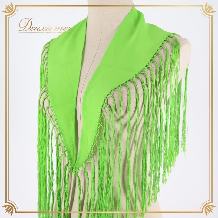 フラメンコ衣装 シージョ ピキージョ 小物 グリーン系 黄緑 無地