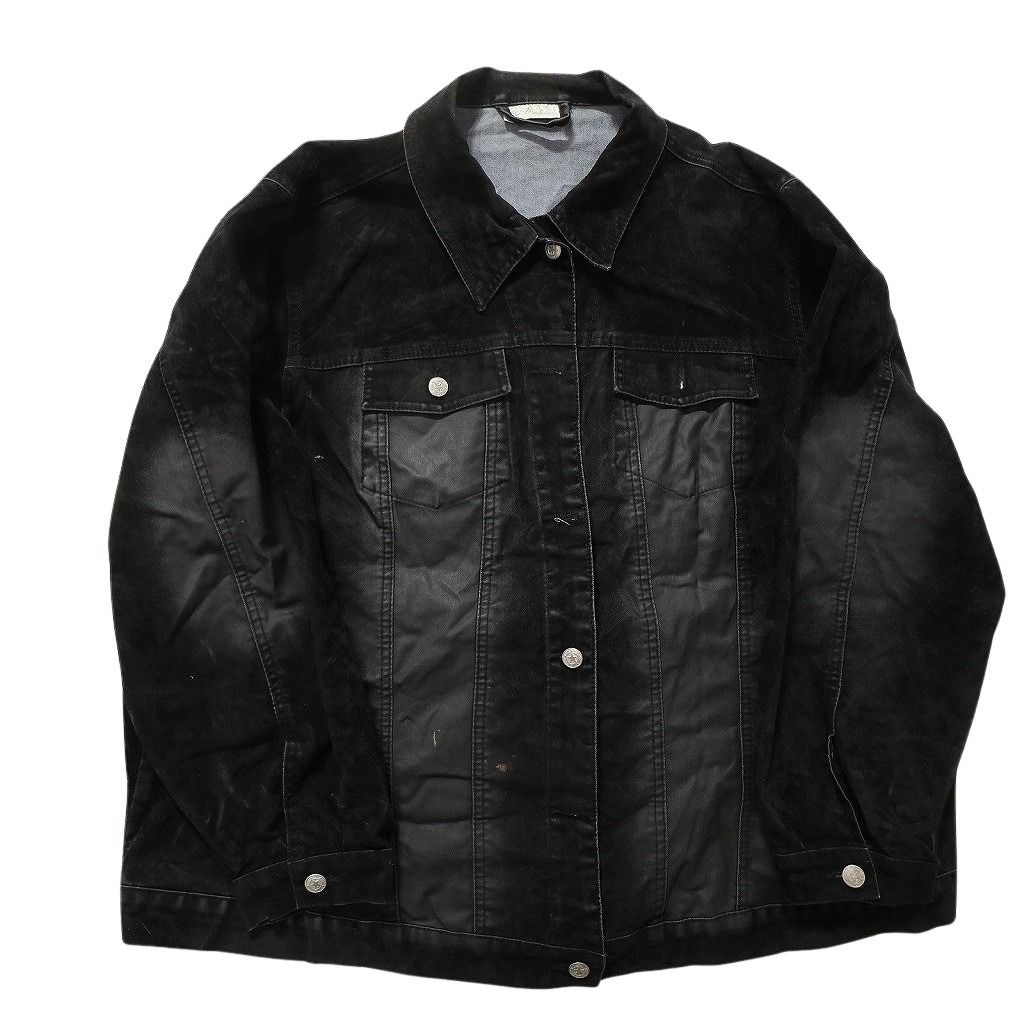 古着卸 レザー ジャケット 2枚セット レディース カバーオール型 ブラック 赤 スエード 古着 NC6098