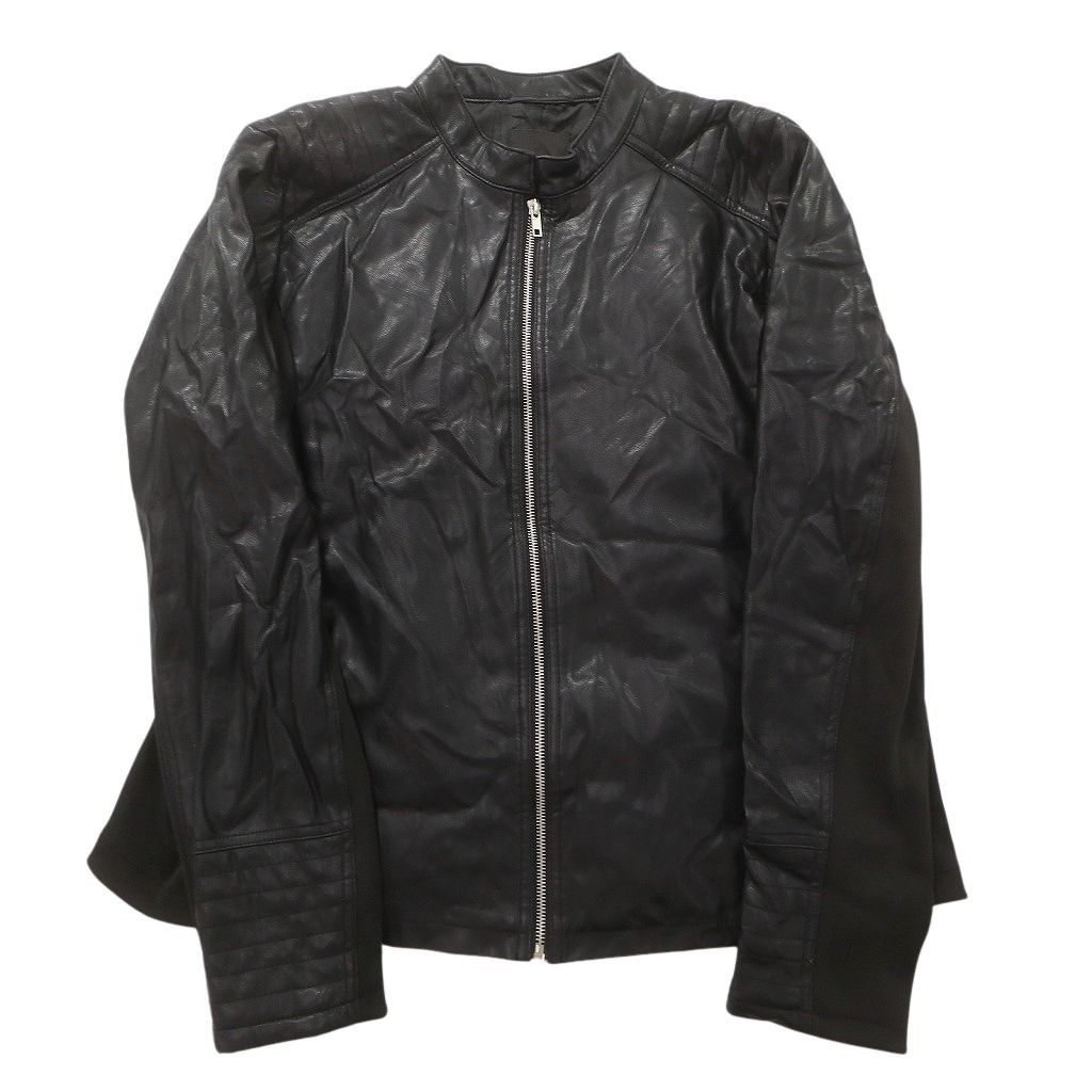 古着卸 レザー ジャケット MIX 2枚セット レディース スタンド ライダース ベルト 古着 NC6110