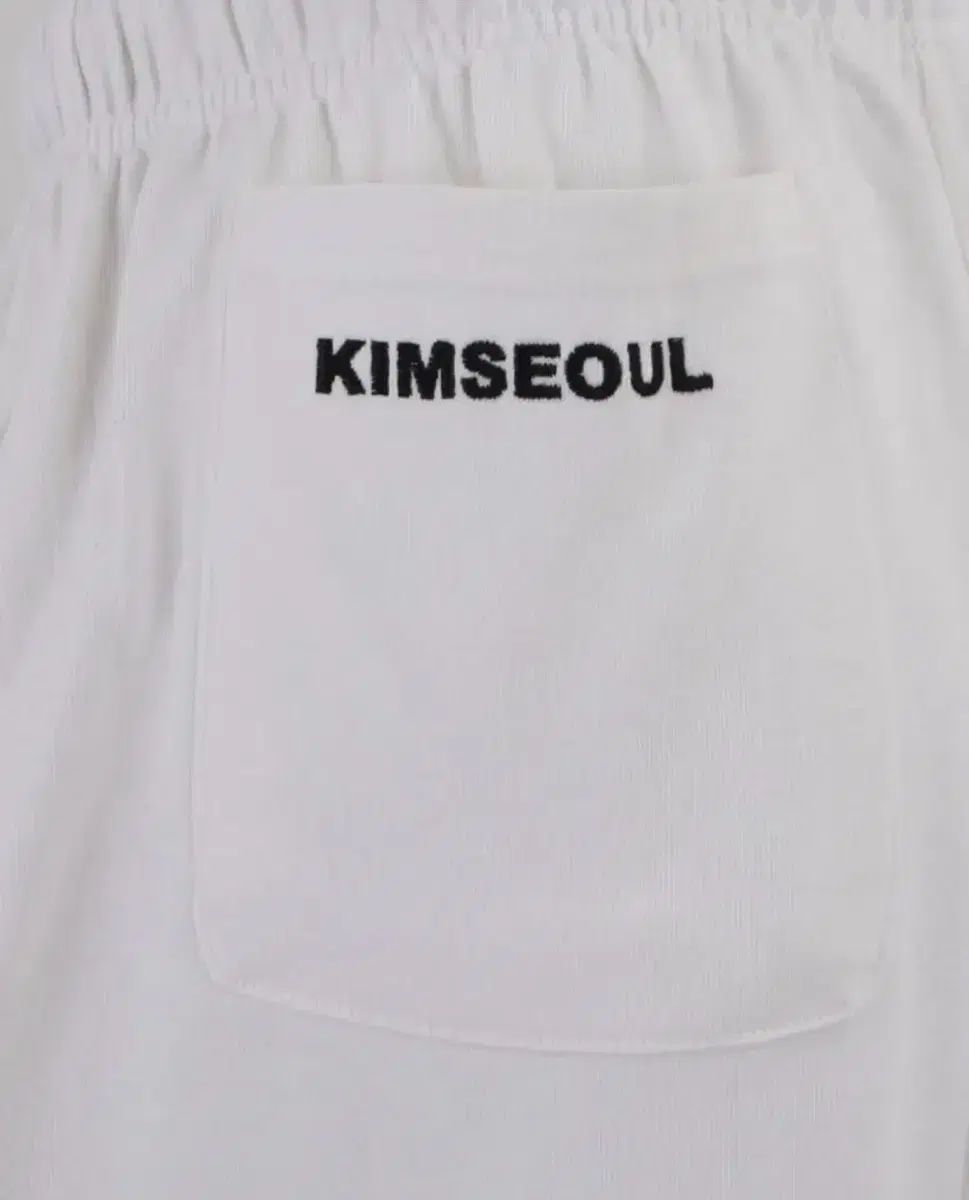 キムSEOUL ソウル ロゴ スウェット ジョガーパンツ 白