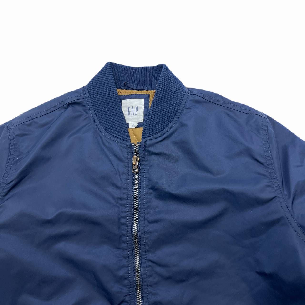 ギャップ MA-1 フライトジャケット ナイロンジャケット 濃紺 ネイビー