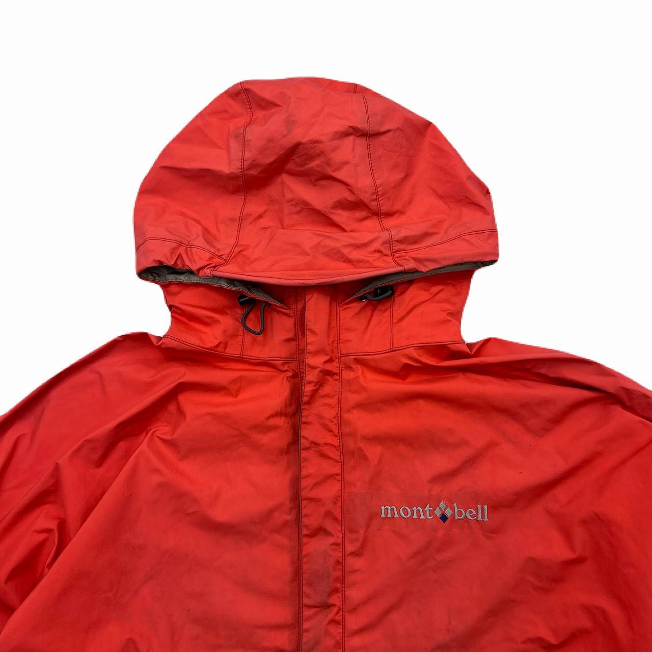 モンベル ゴアテックス XCR ナイロンジャケット メンズ XL オレンジ
