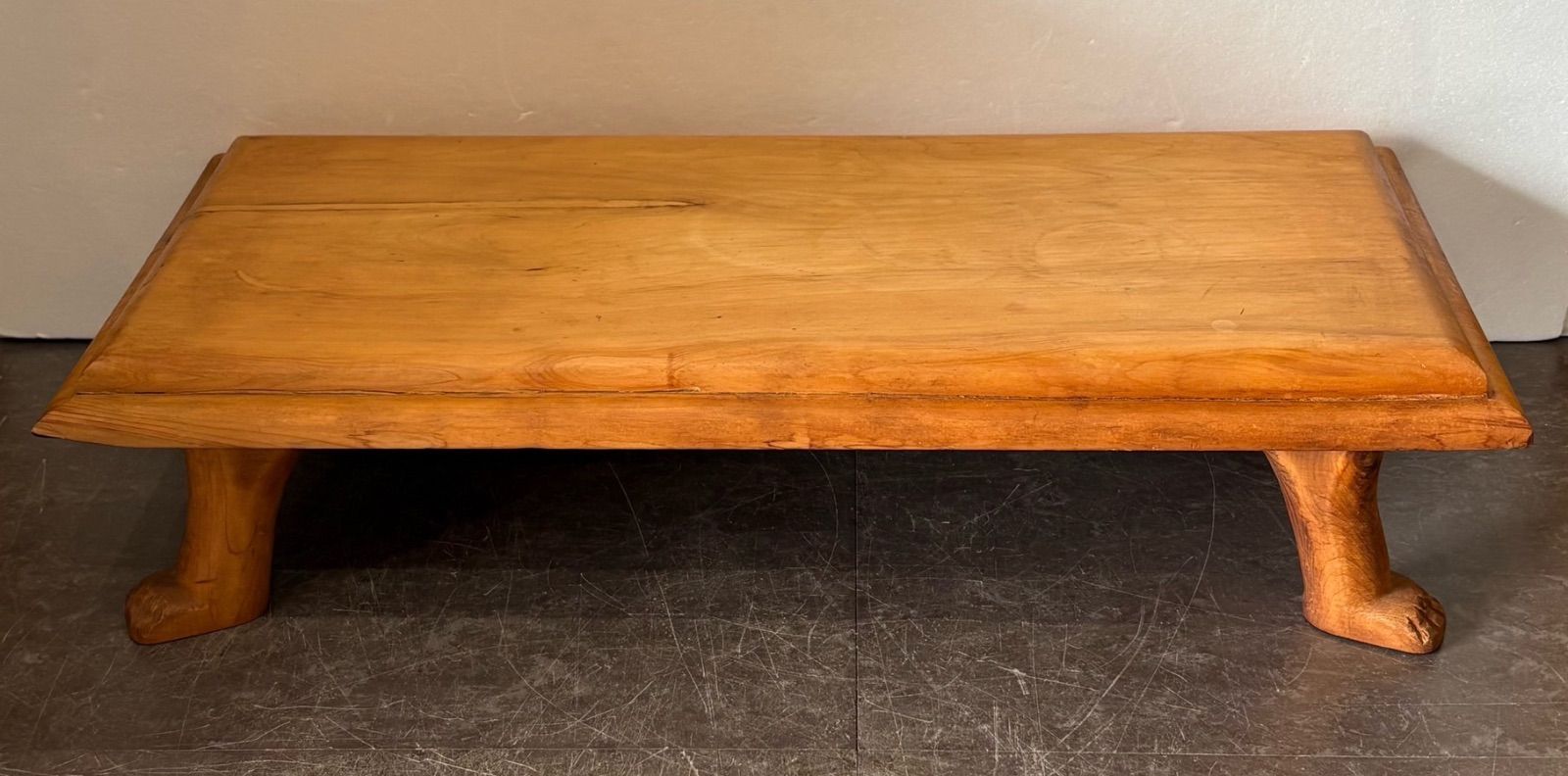 木製飾り台 花台 盆栽台 台座 和室 床の間 脚が足の形