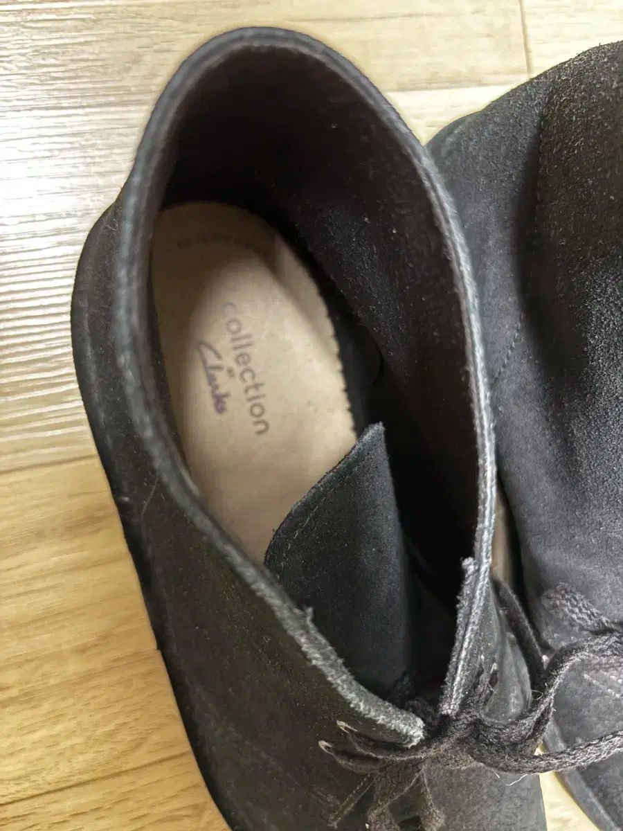 クラークス スウェード デザートブーツ ブラック