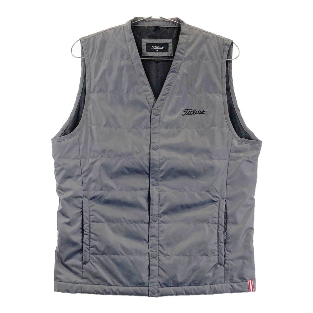 サイズ：M TITLEIST タイトリスト 中綿ベスト グレー系 [240101557316
