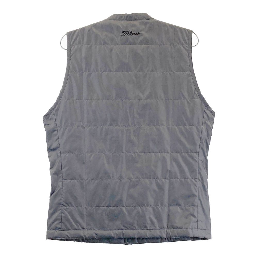 美品　タイトリスト　中綿ベスト　グレー サイズ：M TITLEIST タイトリスト 中綿ベスト グレー系 [240101557316