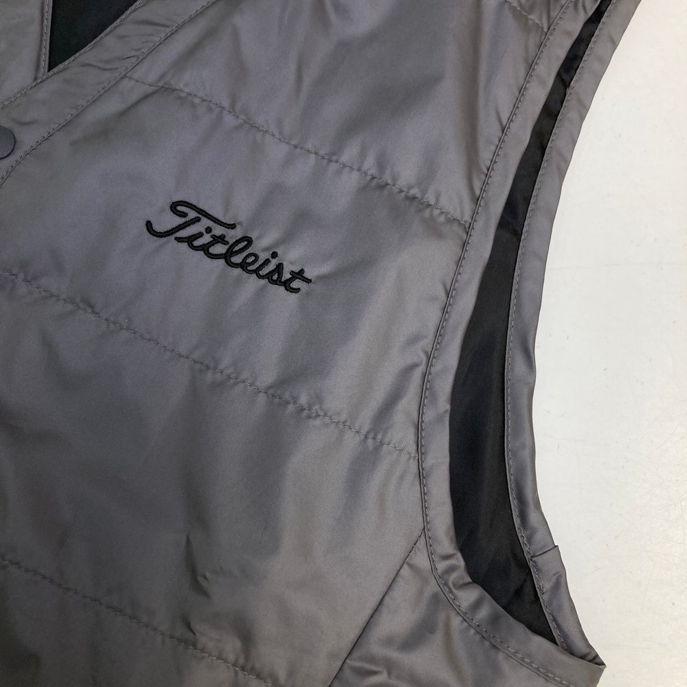 サイズ：M TITLEIST タイトリスト 中綿ベスト グレー系 [240101557316