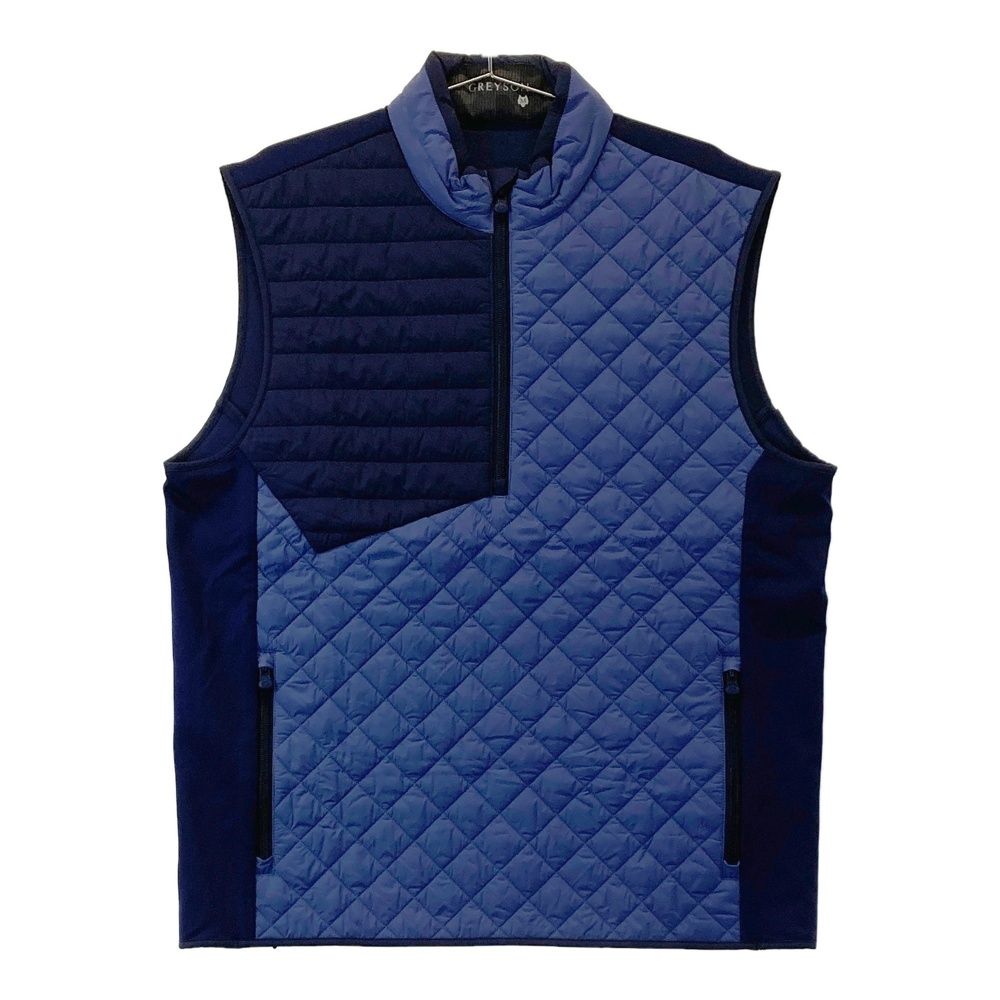 サイズ M GREYSON グレイソン 中綿ベスト ネイビー系 240101559564 ゴルフウェア メンズ ストスト