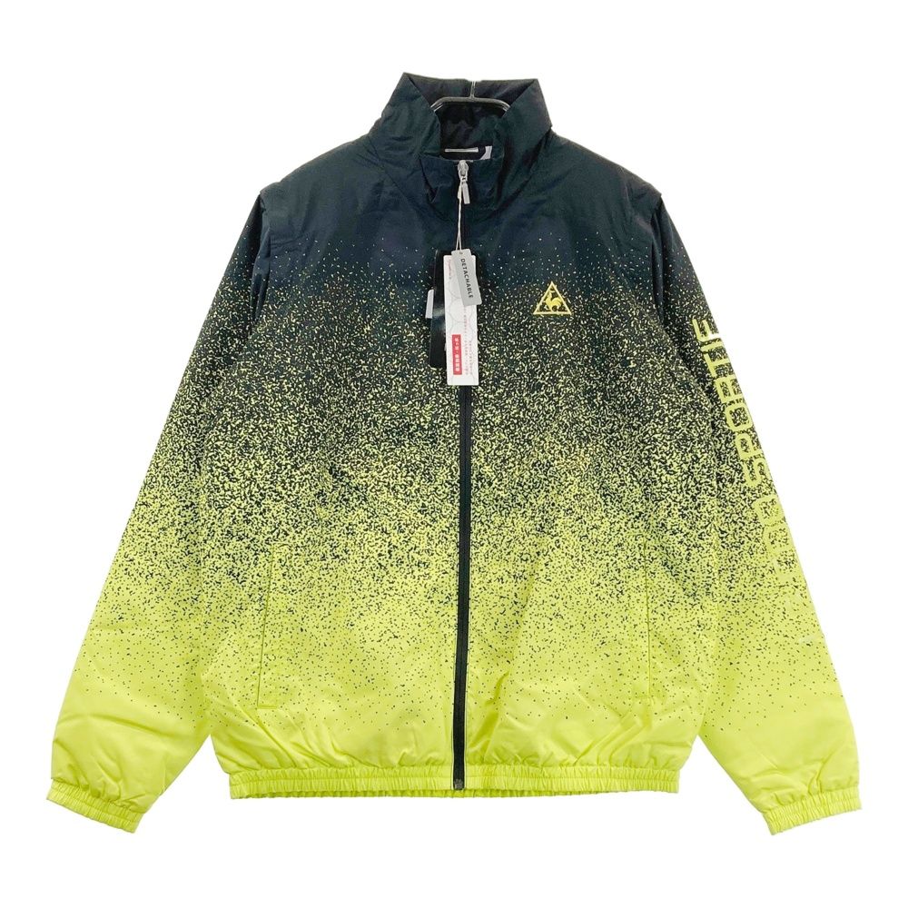 サイズ L LE COQ GOLF ルコックゴルフ 2WAY 中綿ジャケット 総柄 イエロー系 240101560263 ゴルフウェア メンズ ストスト