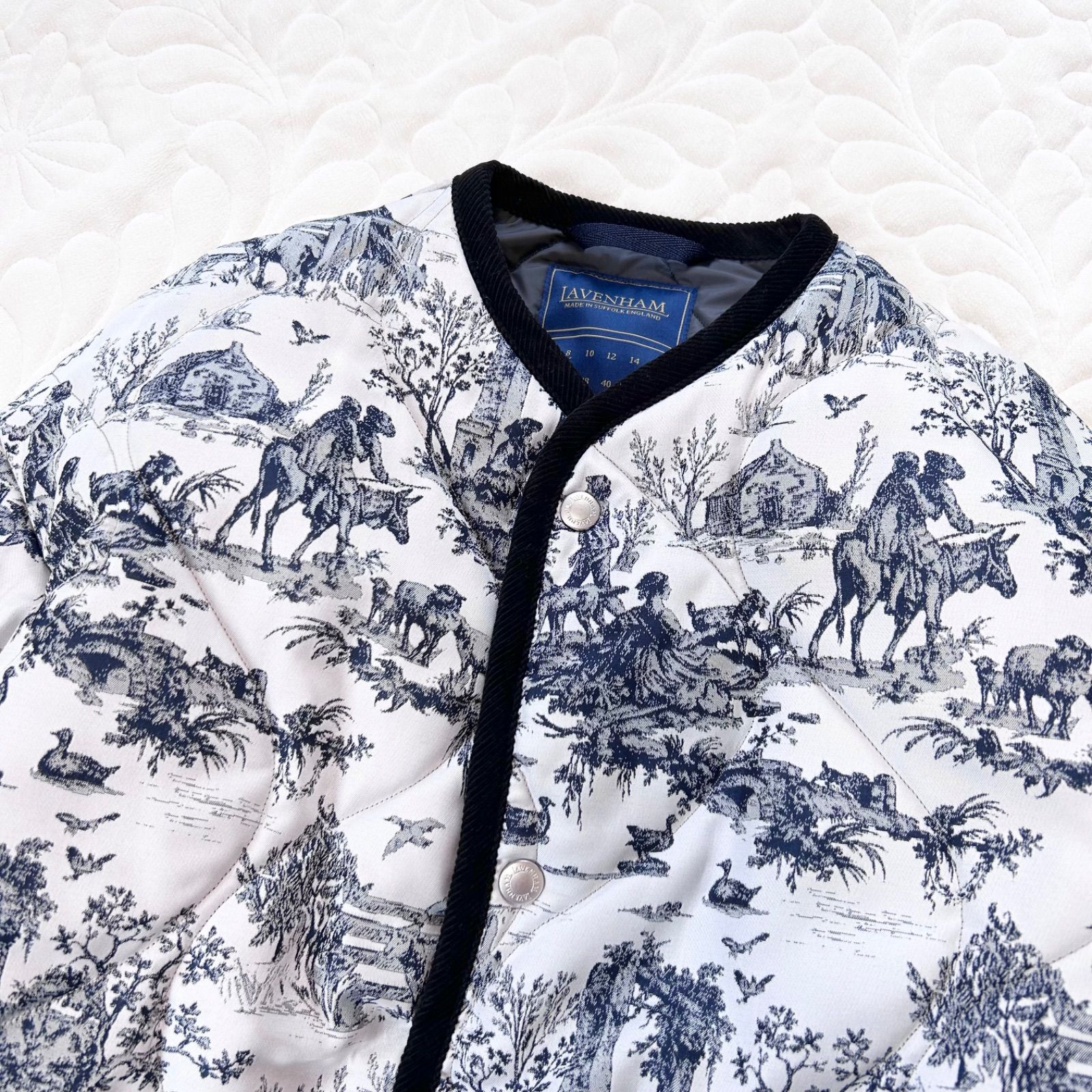 LAVENHAM ラベンハム ジャガード ショップ コート JACQUARD SHOP COAT 