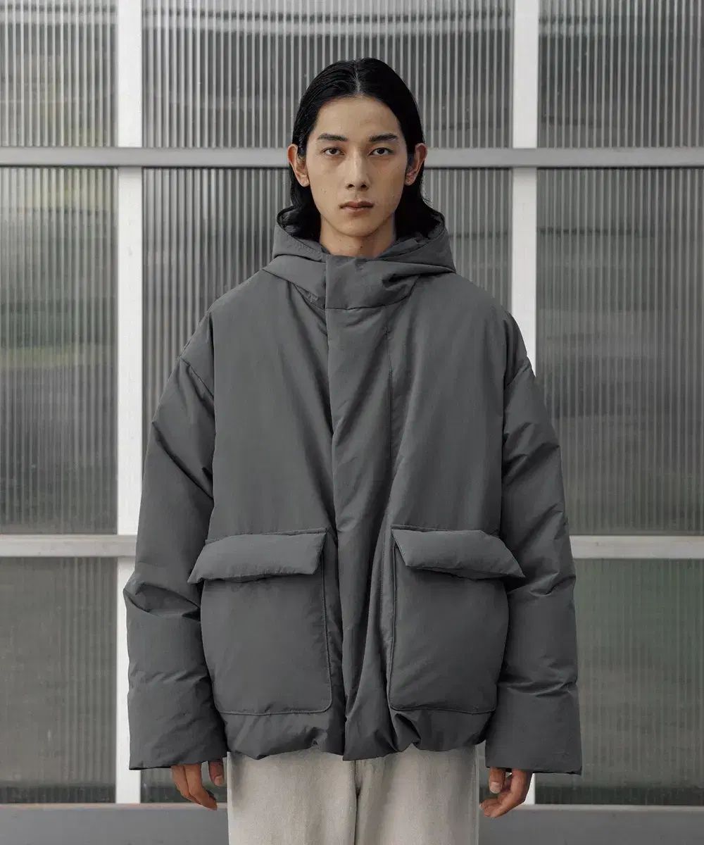 ANOTHER OFFICE アナザーオフィス 2nd ダウン 02 スティール グレー