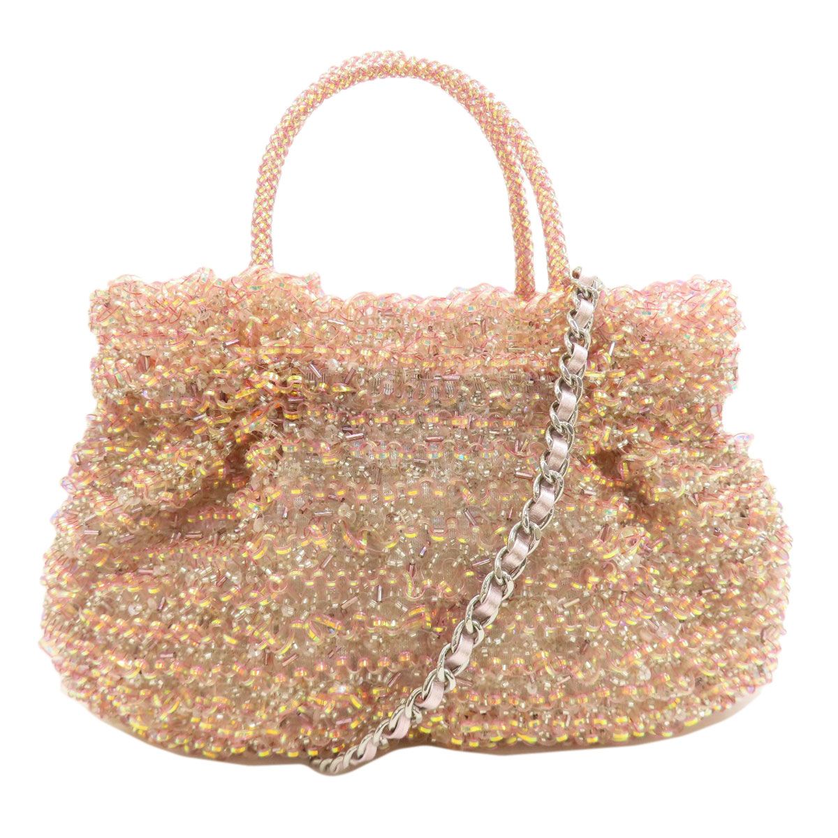 ANTEPRIMA アンテプリマ ワイヤーグリッター 2WAY トートバッグ PVC レディース