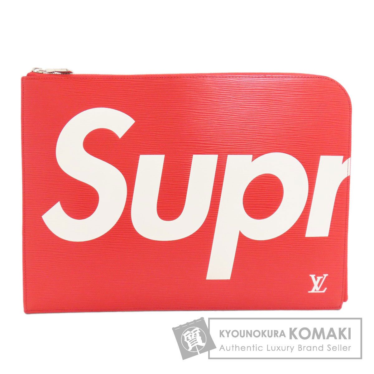 LOUIS VUITTON ルイヴィトン M67722 ポシェットジュールGM シュプリームコラボ クラッチバッグ エピ レディース