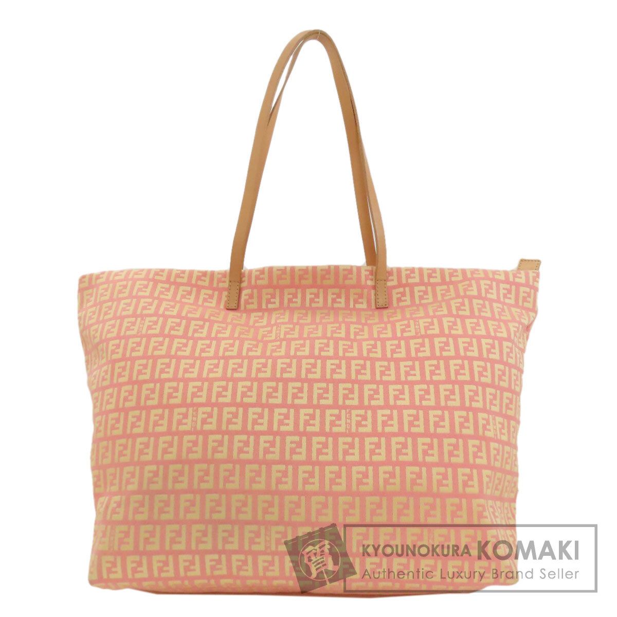 FENDI フェンディ ズッキーノ トートバッグ キャンバス レディース