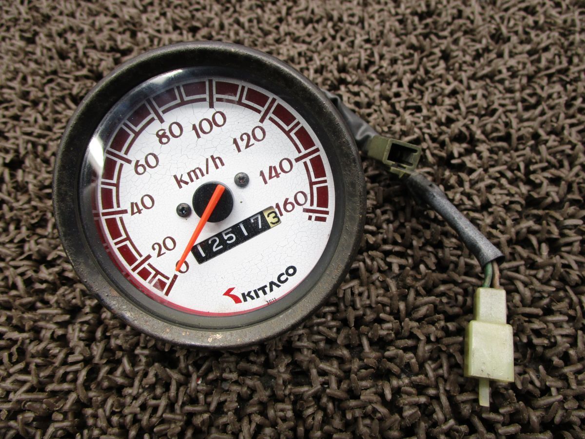 NS 1 社外 キタコ スピードメーター 160 Km A 8094 AC 12 カスタム素材に ホンダ 08 E キャブ車 V