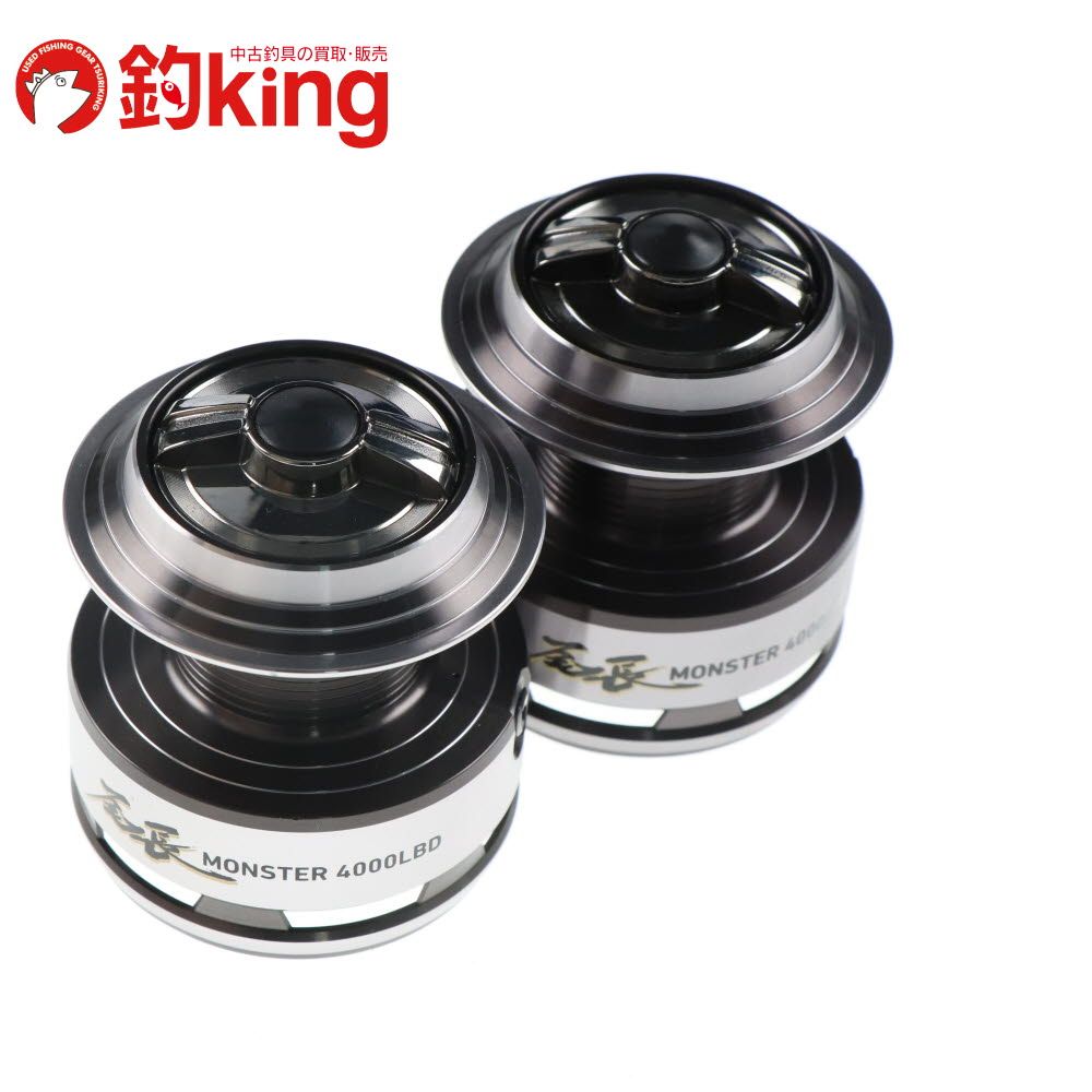 ダイワ 12 尾長モンスター 4000LBD 純正替スプール2個付 SZ010M メジナ クロ クロダイ チヌ レバーブレーキ リール ロッド リール ルアー OLIVEOS_COM_TR