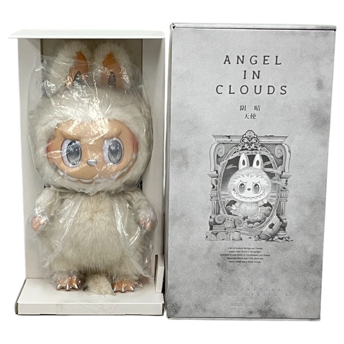 POPMART THE MONSTERS ANGEL IN CLOUDS Labubu Zimomo 天使 ジモモ ラブブ ぬいぐるみ N10611038