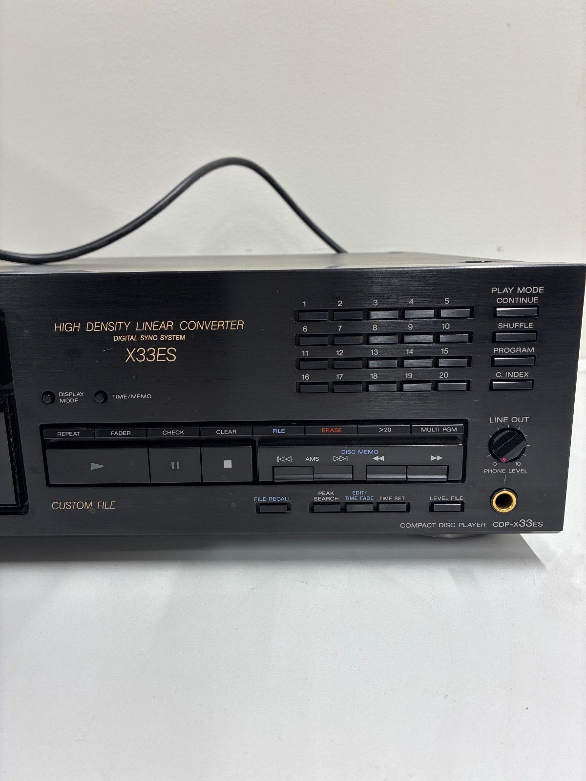 ジャンク品 SONY CDプレーヤー