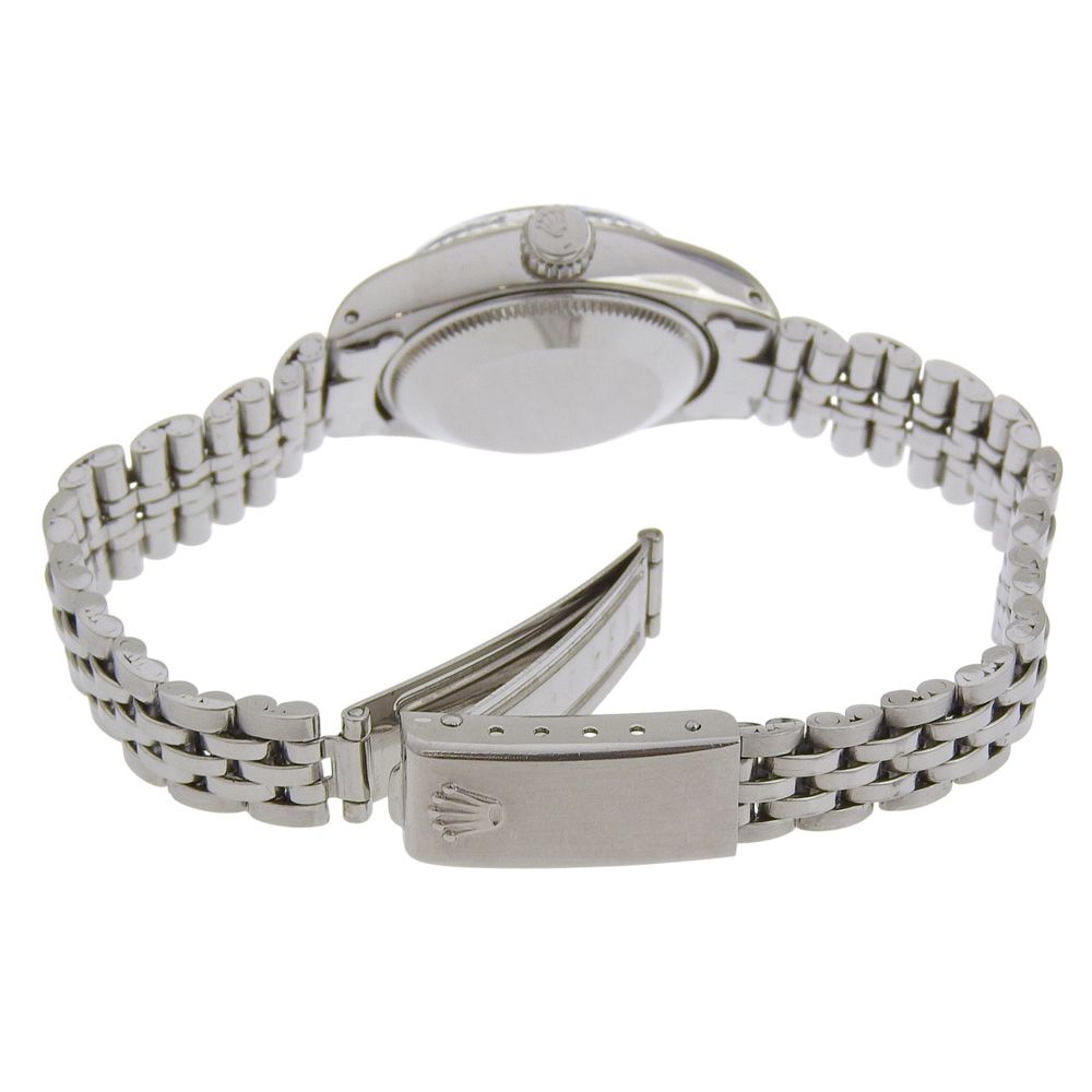  ROLEX ロレックス オイスターパーペチュアルデイト cal.2030 6917 ステンレススチール シルバー 自動巻き アナログ表示 レディース シルバー文字盤 腕時計 その他 時計