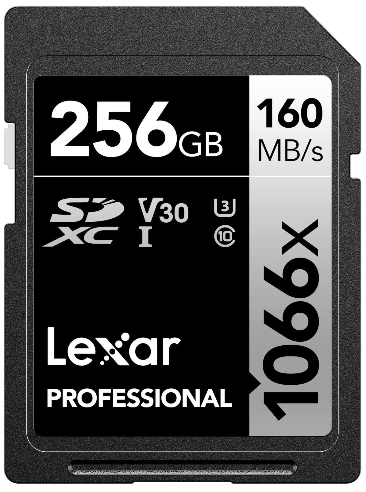 Lexar 256GB Professional 1066x SDカード UHS-I C10 U3 V30 フルHD 4K 最大160MB 秒読み取りSDXCメモリーカード デジタル一眼レフ-ミラーレスカメラ用 LSD1066256G-BNNNU
