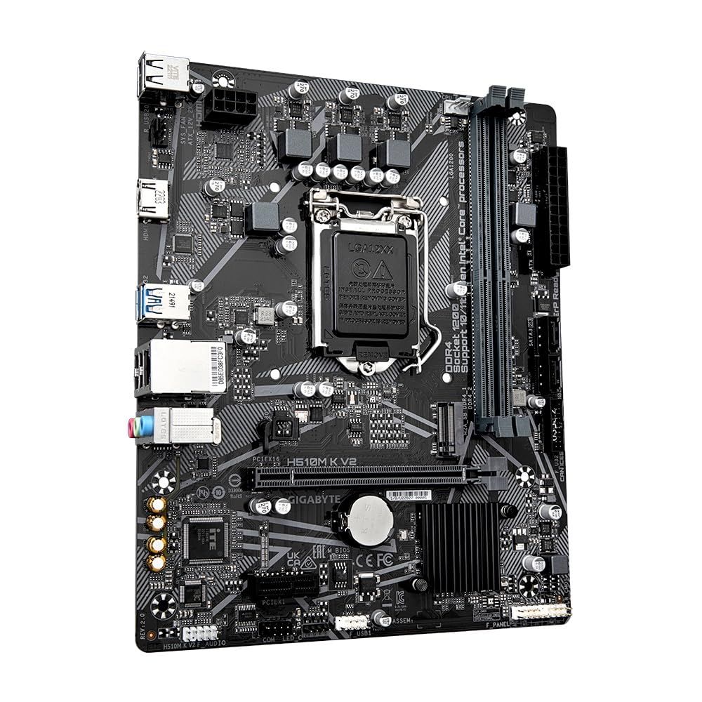 GIGABYTE H510M K V2 Intel Q470チップセット搭載 Micro-ATX マザーボード H510M K V2 MB6636