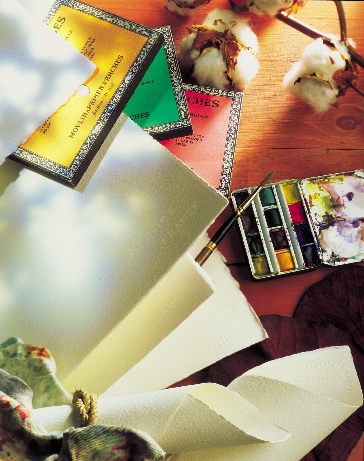 アルシュ 水彩紙 ブロック 300g 細26X36cm 20枚 1795073 ナチュラルホワイト