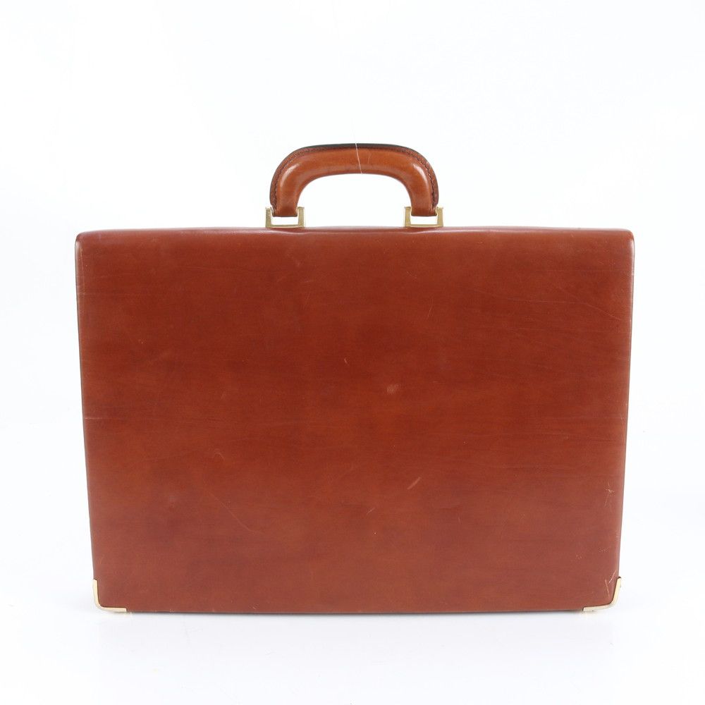 TUMI トゥミ レザー アタッシュケース ハードケース 書類鞄 ビジネス 出張 本革 ブラウン 茶色 A4 メンズ EEM CZ25-4