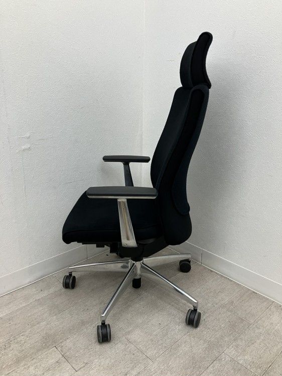  品 コクヨ 固定肘付プントチェア CR GA2449 ブラック 二人用ベンチ オフィスチェア ワークチェア 椅子 チェア