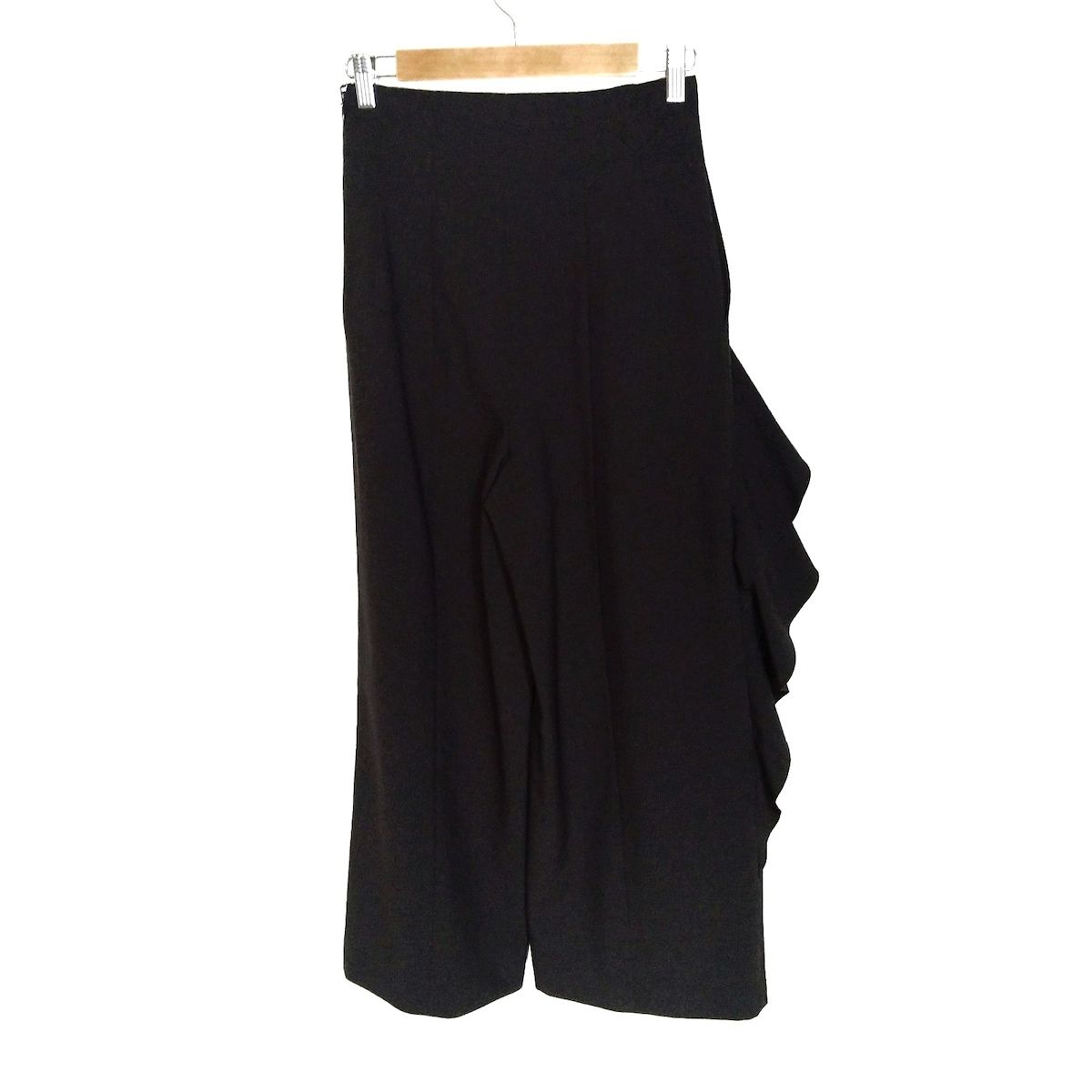 CELFORD セルフォード パンツ サイズ36 S レディース ダークグレー フルレングス フリル