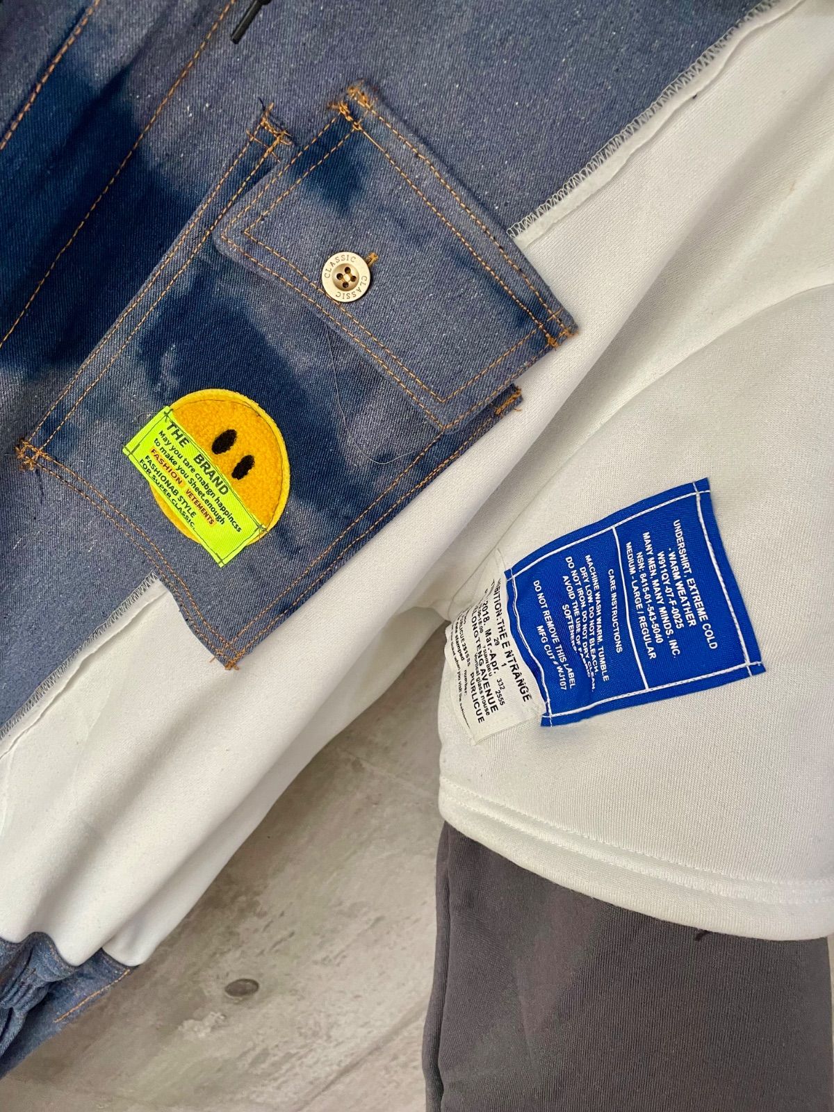 リメイクツナギワンピース トレーナーワンピース ロングワンピース ゆるだぼワンピース 裏起毛ワンピース ストリートワンピース WWW_SMP1DAWEKUDUS_SCH_ID